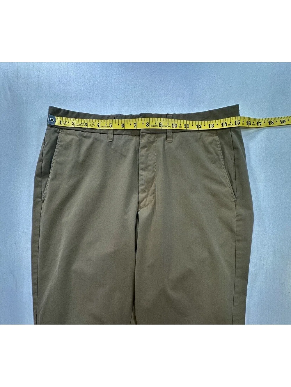 J Crew Thompson Flex Tapered Flat Chinos Brown Mens 30/30